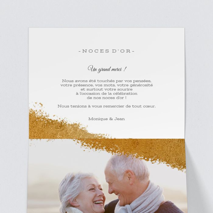 Carte D'invitation,D--Cartes De Remerciement Florales En Feuille'or